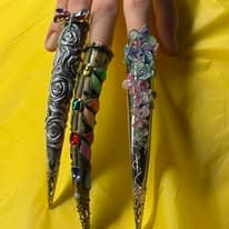 Nail work by Sue Rangeley